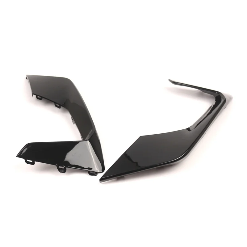 إطار مصباح الضباب المصد الأمامي المصد الأمامي ذو الشبكة السفلية لسيارة Ford Focus ST Sport MK4 2018-2021 2369984 2369991 أسود لامع