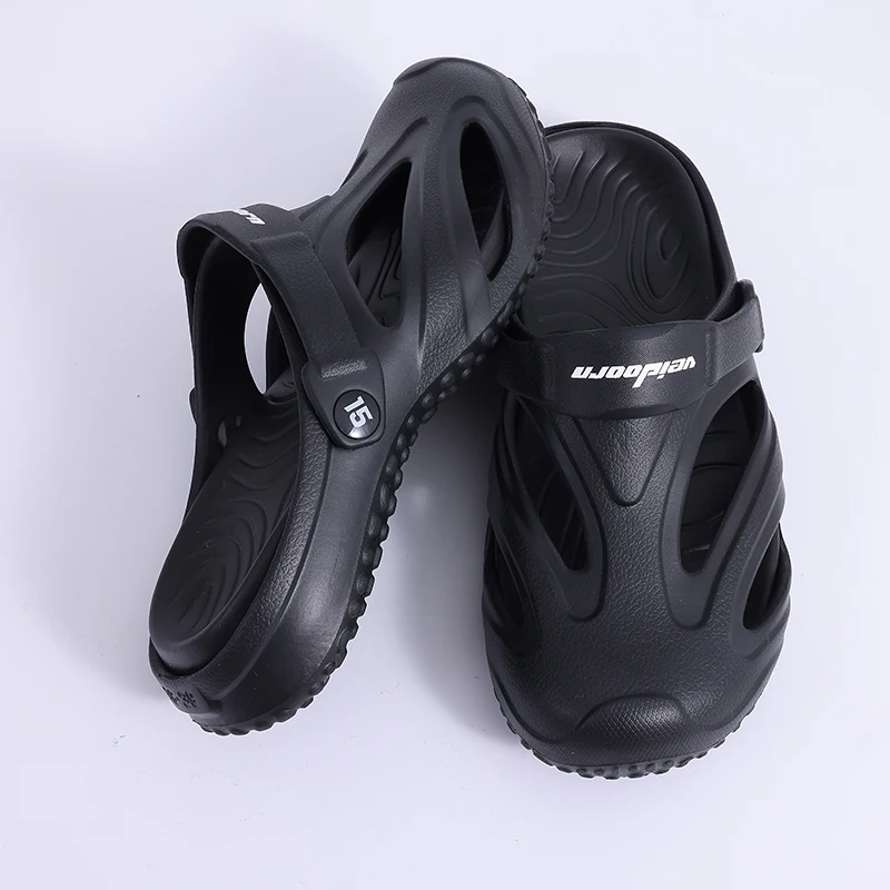 

Litfun New Summer Men Beach Sandals Wear Resistant Hole Clogs Slippers Arch Support Home Shoes Non Slips Bath Slides Garden Shoe