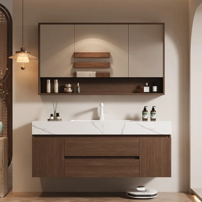 Display Toilet Bathroom Cabinet Organizer Mirror Storage Drawers Space Saver Partitions Cupboard Modern Gabinete Room Furniture