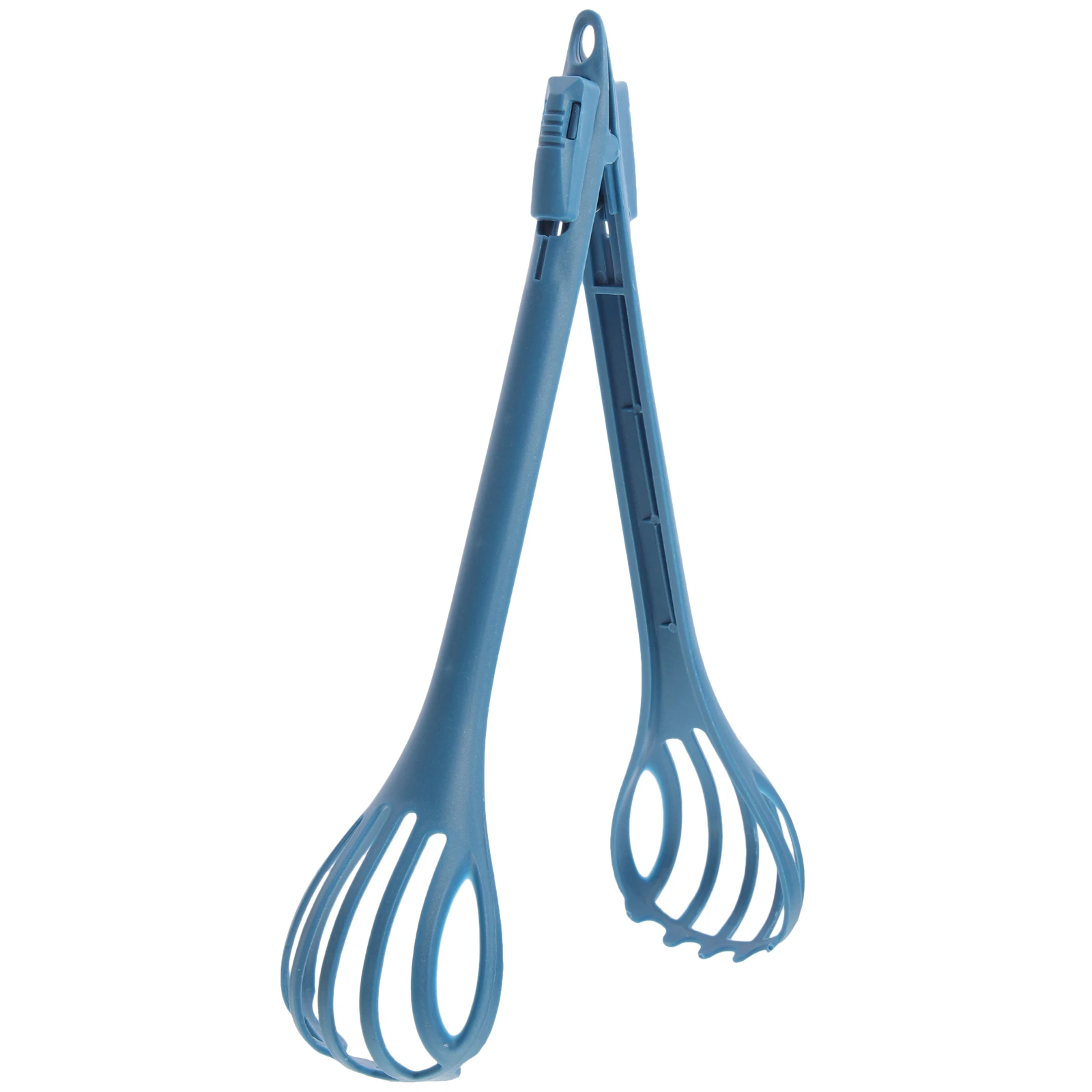 

Multi functional Egg Beater Noodle Clip Frosted Handle Easy Grip Non slip Kitchen Tool Hollow Serrated Opening Slide Switch