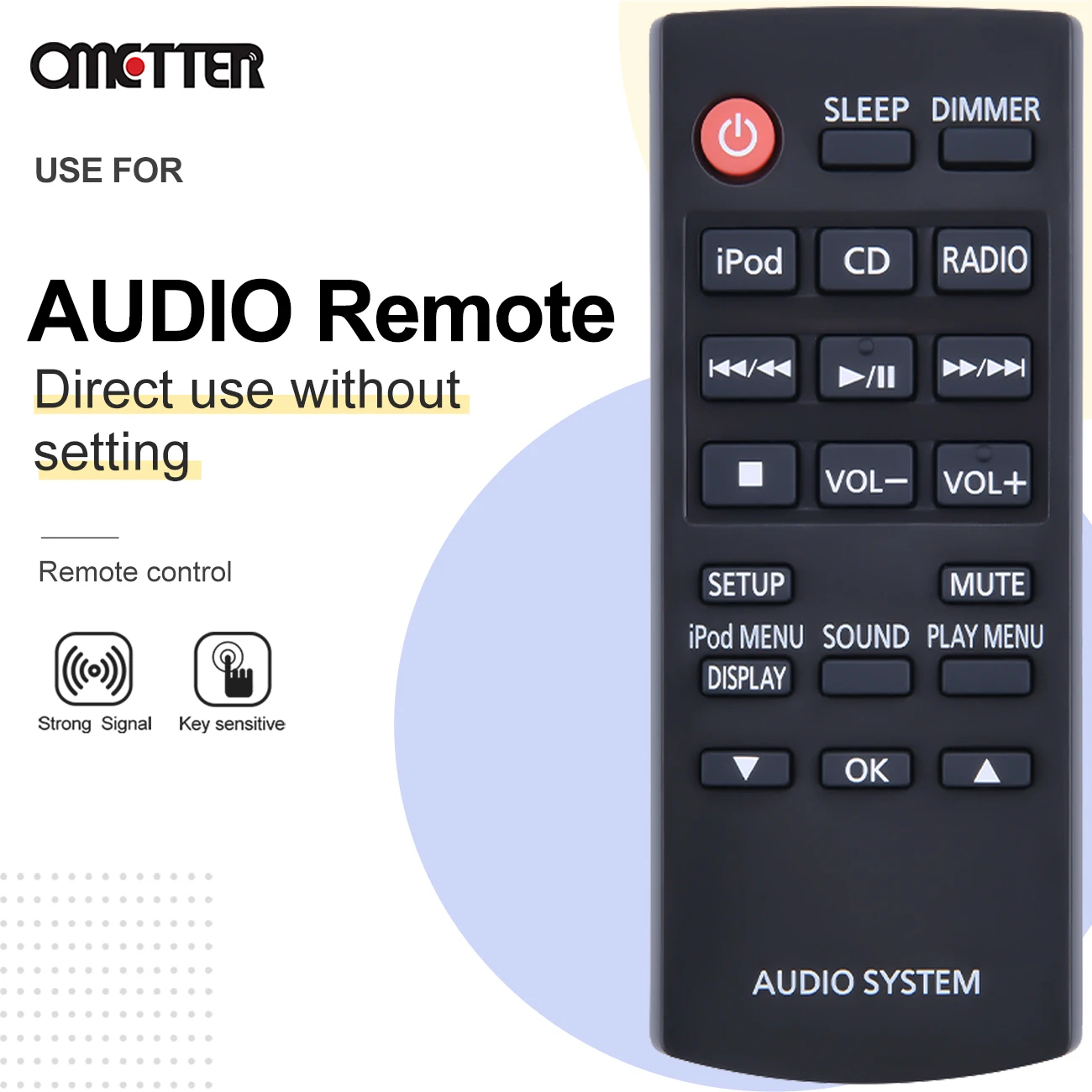 N2QAYC000058 يصلح لنظام الصوت باناسونيك التحكم عن بعد الأصلي SC-HC27 SC-HC38 SC-HC58