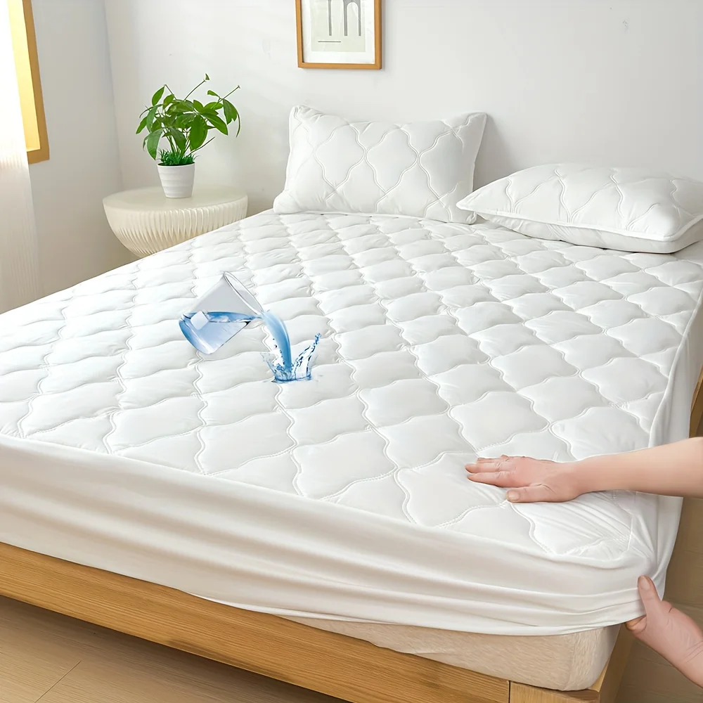 

Твердый толстый водонепроницаемый наматрасник, дышащая защита для кровати, размер 140x200/160x200, подходит для жизни в Риме