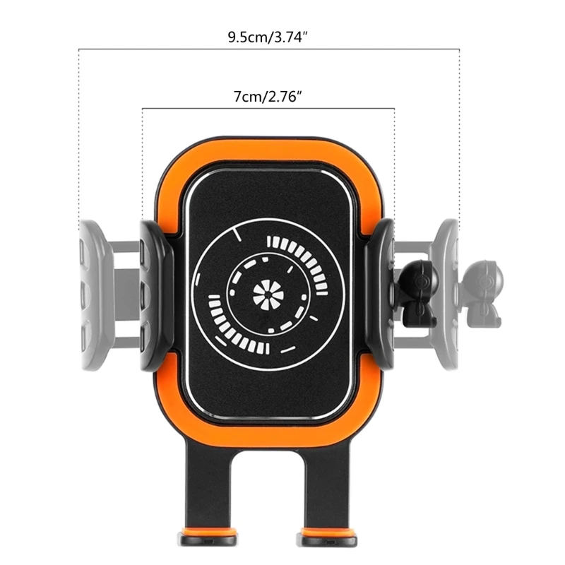 Lichtgewicht motortelefoonhouder / fietstelefoonhouder / mobiele telefoonhouder 360 graden draaibaar met antislip rubberen