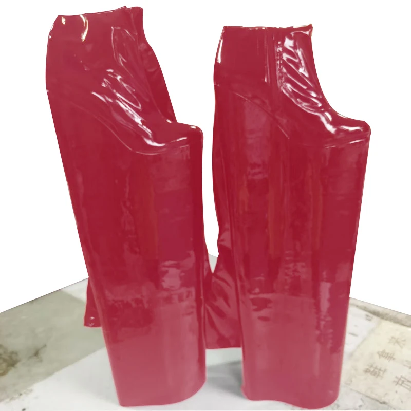 

SHOFOO Sexy women's super high heels boots Customized shoes Wedges elastic boots. Platform boots. Fashion show performance shoes