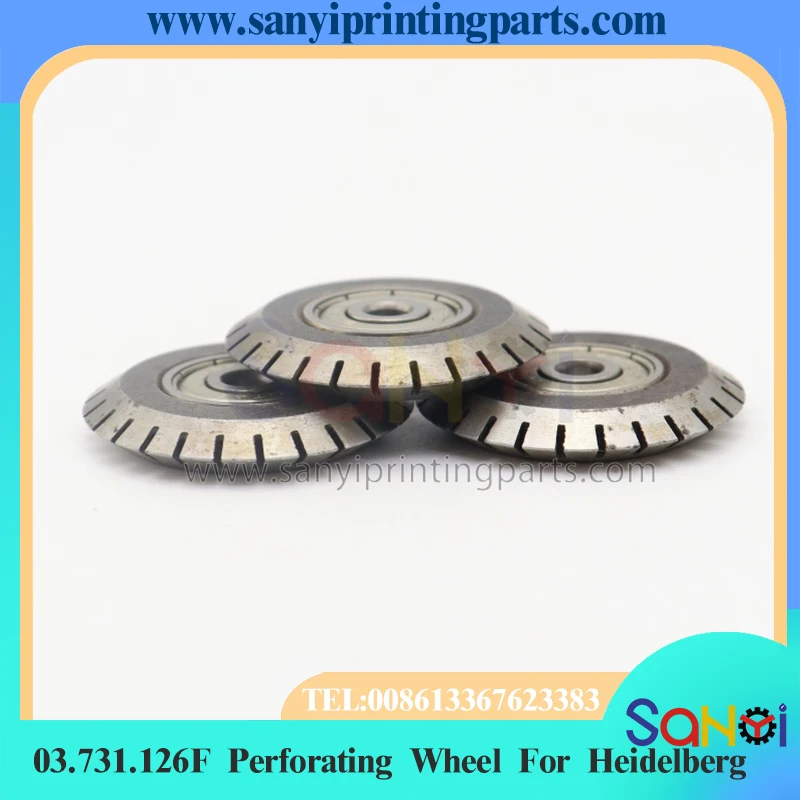 5 sztuk Najwyższej Jakości Koło Perforujące 03.731.126F 30x4x5mm Do Maszyn Drukarskich Heidelberg MO PM GTO SM52 SM102 — zdjęcie produktu 3