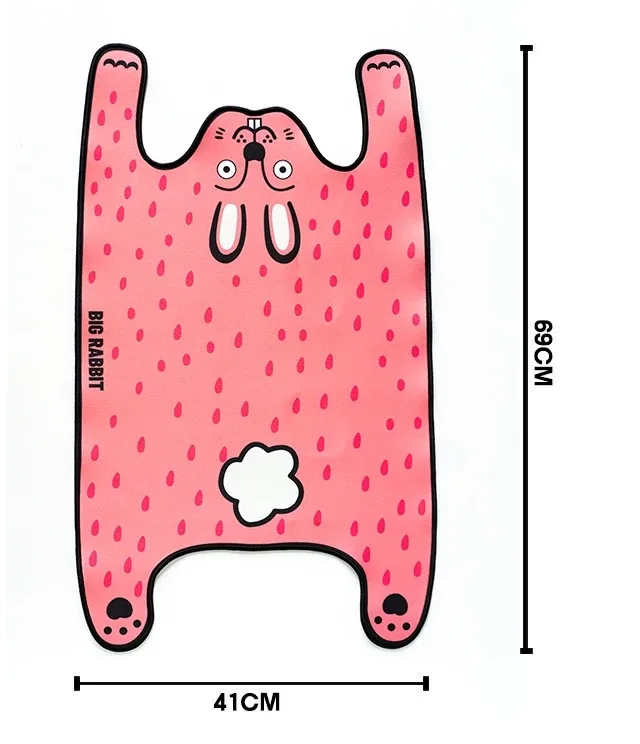 Original design BIG RABBIT cute rabbit creative cloth office computer pad mouse pad table mat