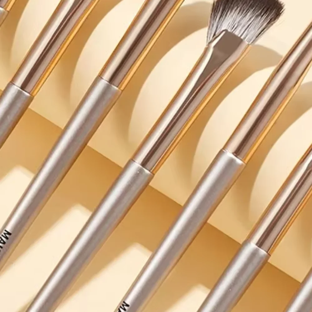 

8Pcs Convenient Synthetic Fibre Eye Makeup Brush Set Soft Skin Friendly Eye Shadow Brush with PU Bag Eye Makeup Tools Women
