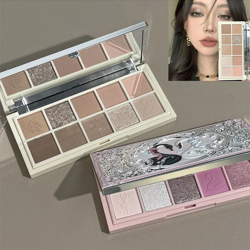 

Брендовая рельефная палитра теней для век, румяна, тени для век, хайлайтер контура, универсальная палитра, натуральный сияющий шарм, универсальный макияж глаз