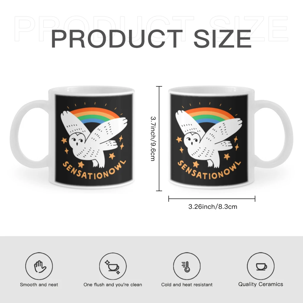 SensationowlCoffee Mug Tea Cup 11oz Coffee Cup Funny Birthday Ceramic Mug Personalized Cup
