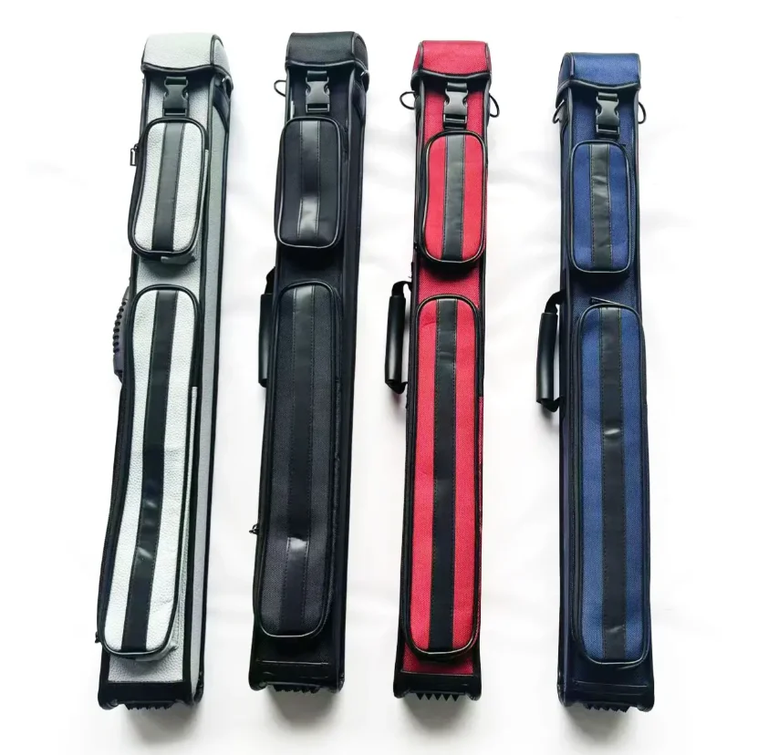 

Portable 5-Holes 2Butt 3Shaft Billiards Pool Case Pool Cue Bag 1/2 Cue Case Protector Billiard Rod Storage Bag