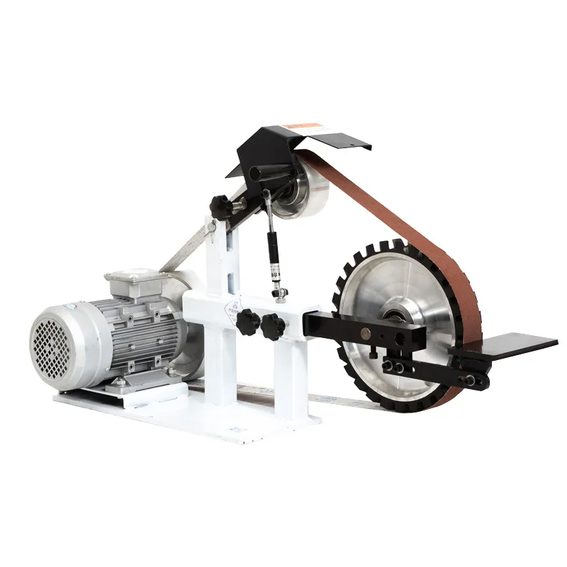 

New Tool Belt Sander Horizontal Noiseless Metal Grinding 2100 Lathe Belt Sander