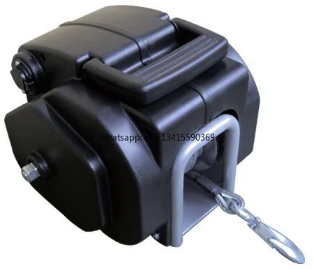 

2019 New Style Portable 12V/24V Mini Electric Boat Anchor Winch 3000lbs with Steel Wire Rope for Speed Boats
