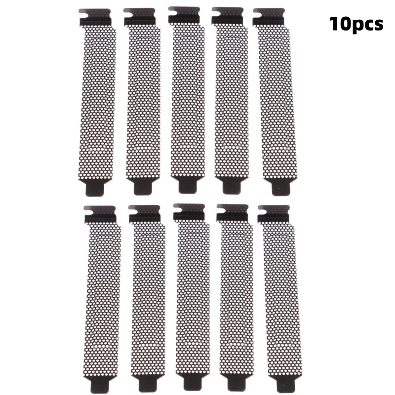 5/10Pcs PCI Slot Cover Dust Filter Blanking Board Cooling Fan Dust Filter Ventilation PC Computer Case Accessories
