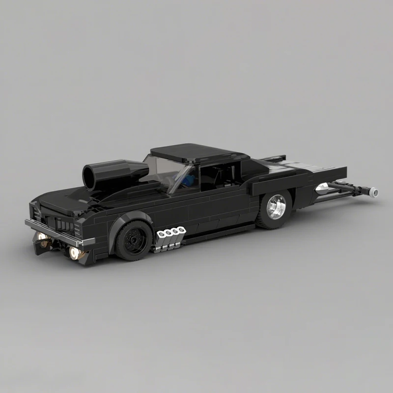 

380PCS MOC City Champions Super Car 69 Camaro Bonnie Lizzy Musi Model Technology DIY Creative Building Blocks Display Gift Home
