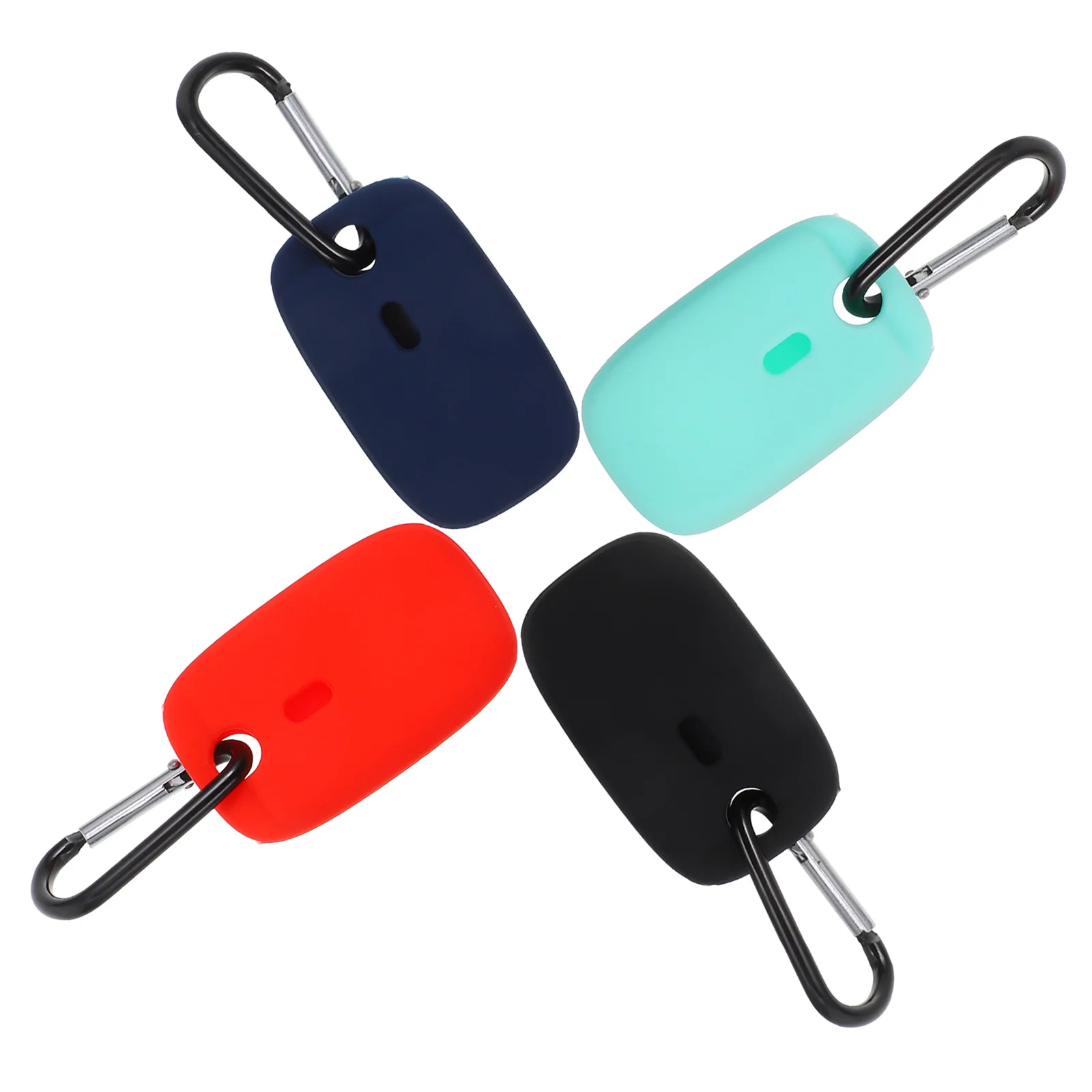 

4Pcs Silicone Protective Sleeves for Tracker with Hook Easy Carry Shockproof Cover Case Compatible Tile Pro