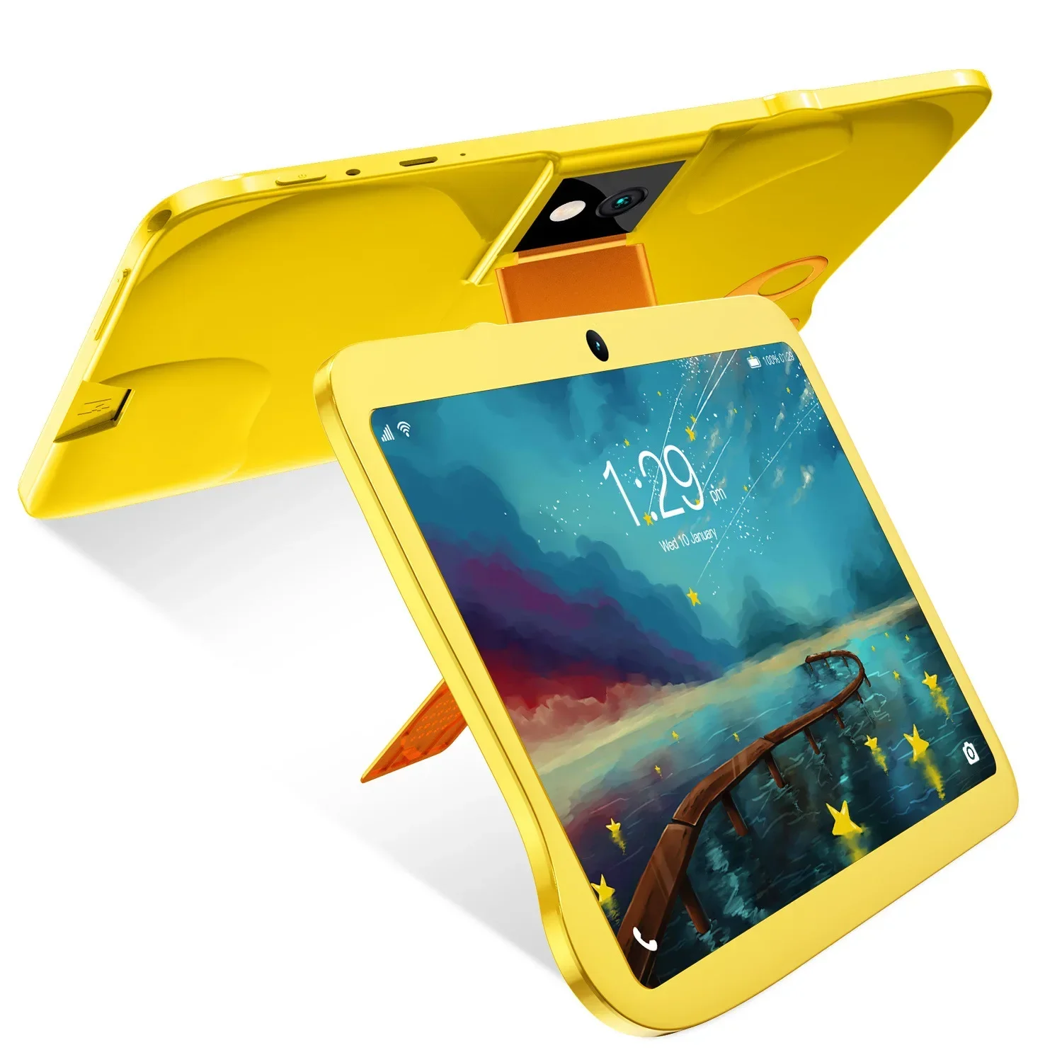 

Q8C2 7" inch Kid Tablet Android 5.1 2GB 16GB Octa Core WIFI Android Children Tablet for kids in Kids-proof Case 3000mAH