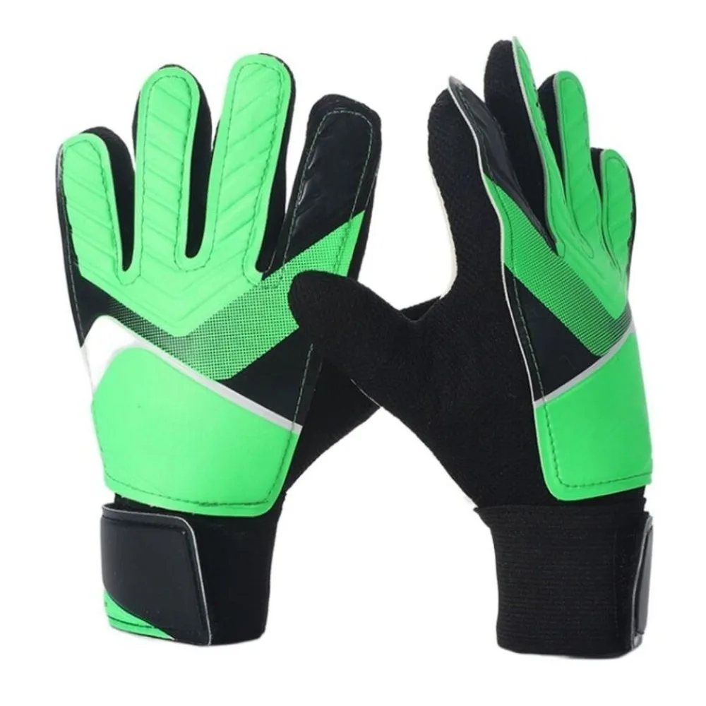 

New Wear Resistant Goalkeeper Gloves Finger Protection Adjustable Football Gloves Wrist Guard Waterproof Soccer Gloves Children