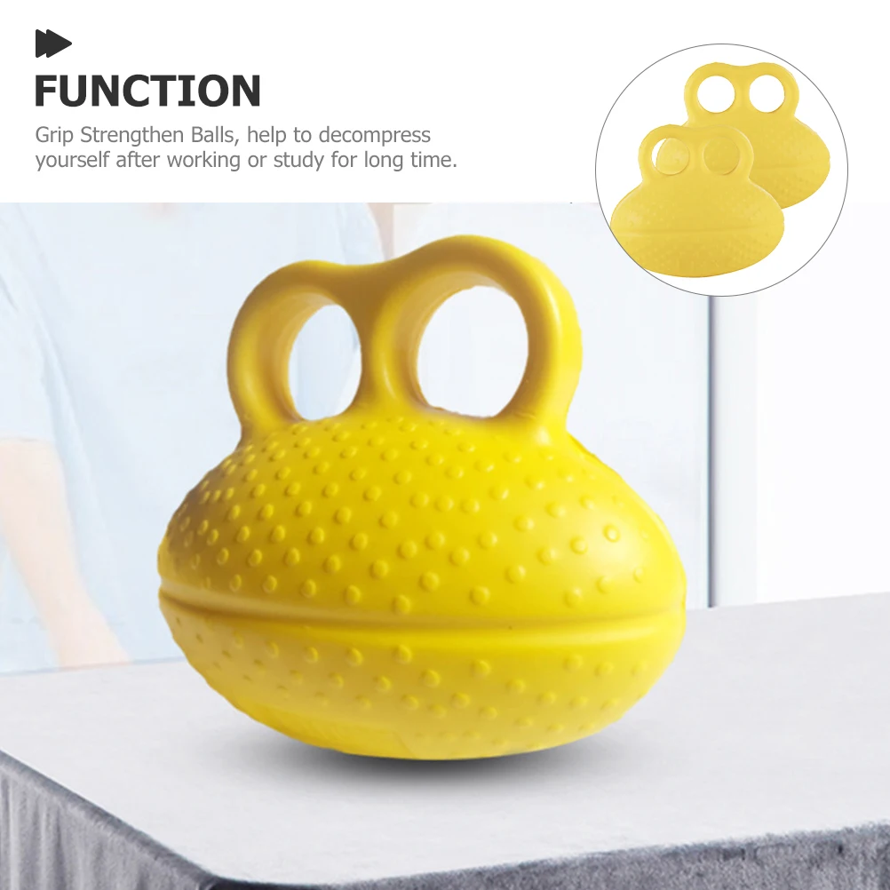 2 قطعة كرات قوة قبضة اليد PU معدات تدريب الأصابع المتينة لتخفيف الضغط وتخفيف التوتر وإعادة التأهيل #1