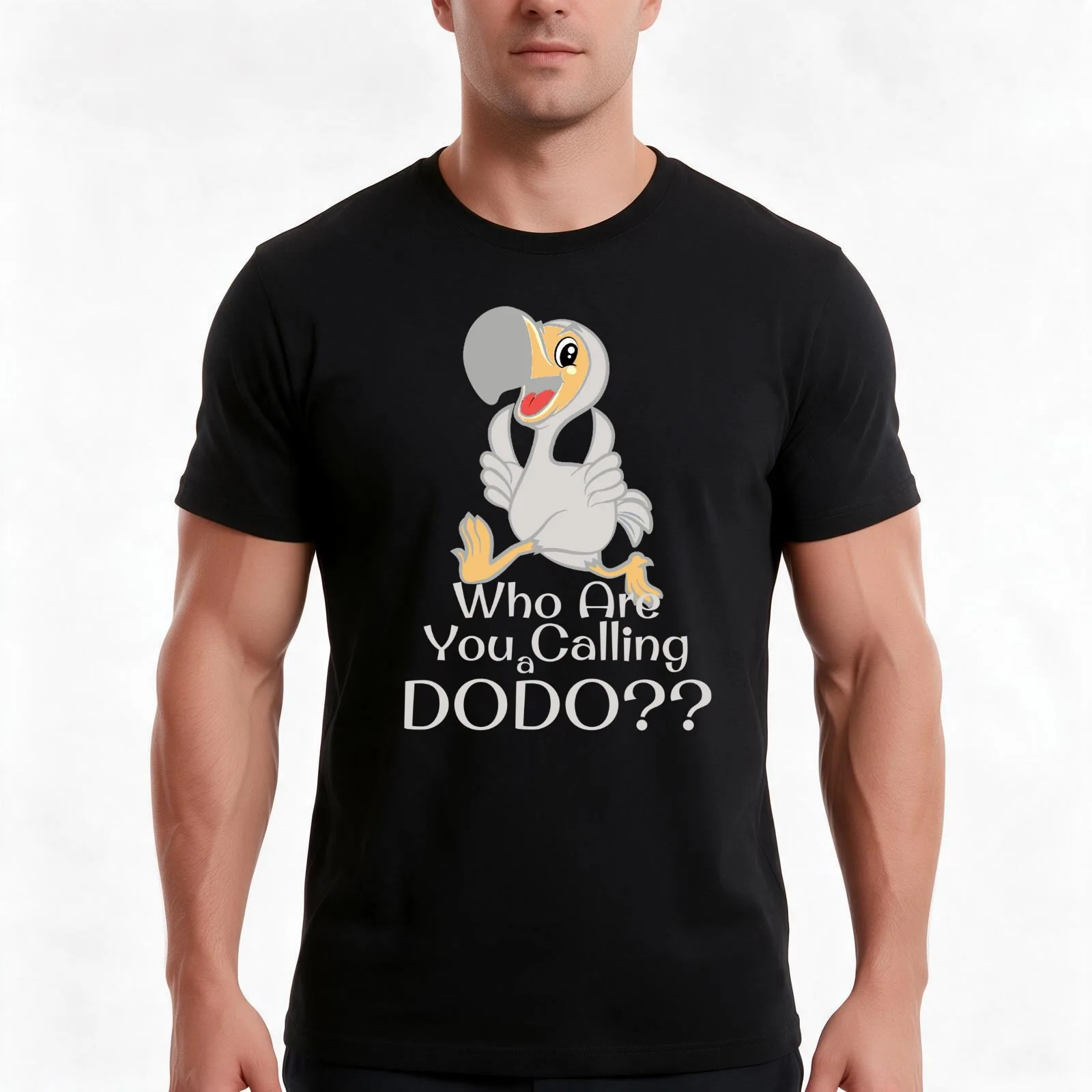 Dodo Bird Extinct Animal Who Are You Calling A Dodo Funny Birding Birdwatching Gift T-Shirt, Summer Casual Cotton Tee