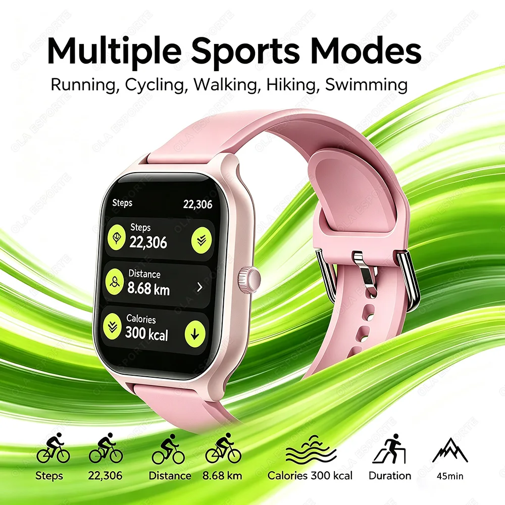 HD Display Smart Watch for Android and iOS, 1.83 Inch
