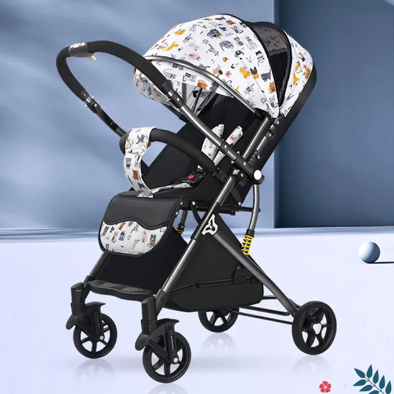 Reborn Baby Compact Baby Stroller infant stroller travel system one hand fold double push ways pocket stroller