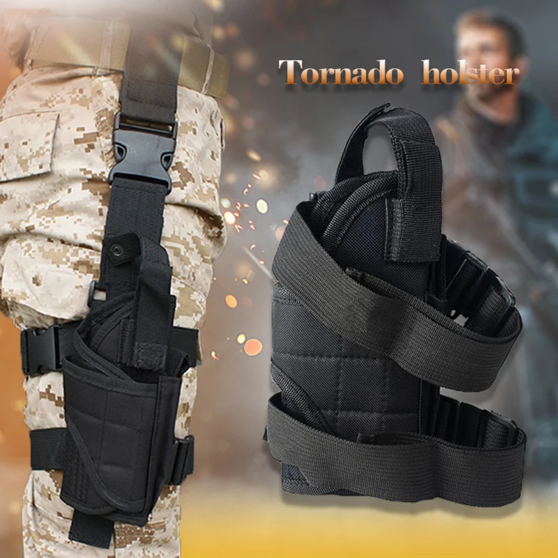 

Universal Holster Drop Leg Thigh Gun Holster Hunting Military Airsoft Glock Beretta Handgun Pouch Right Hand Gun Pistol Case