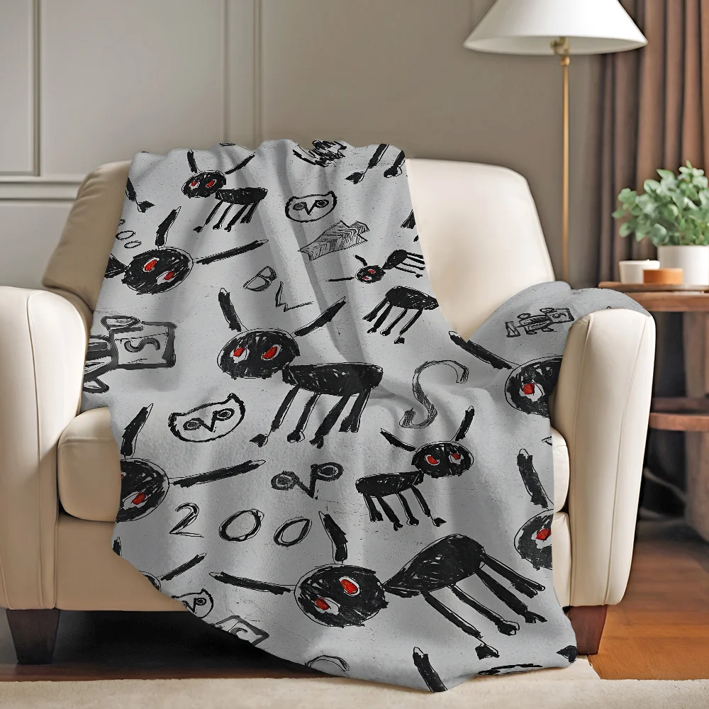 D-Drake For All the Dogs Blanket Perfect Gift For Sofa Office Bed Plane Travel Sleep Read Relax Camping