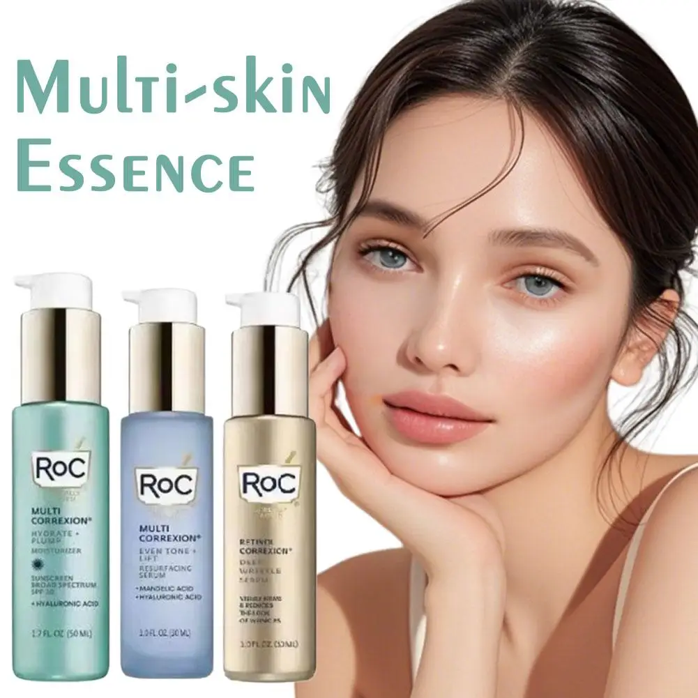 ROC Natural Moisture Brightening Essence Hyperoxidant Brightening Face Cream Deep Repair Anti Wrinkle Multi-Skin Essence