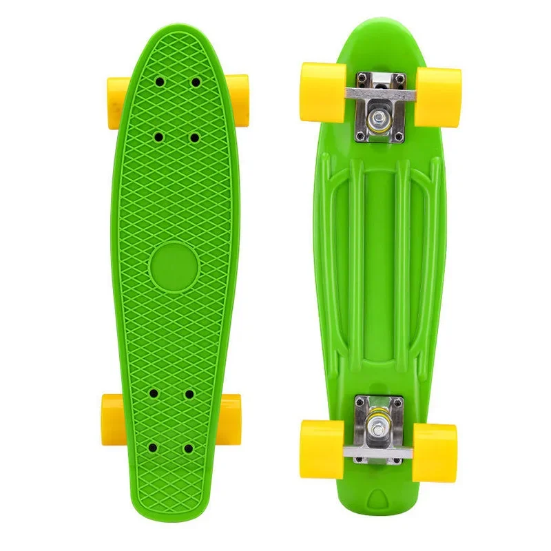 

2022 New Pp And Fiberglass Plastic Skateboard 22 Inch Penny Board For Kids