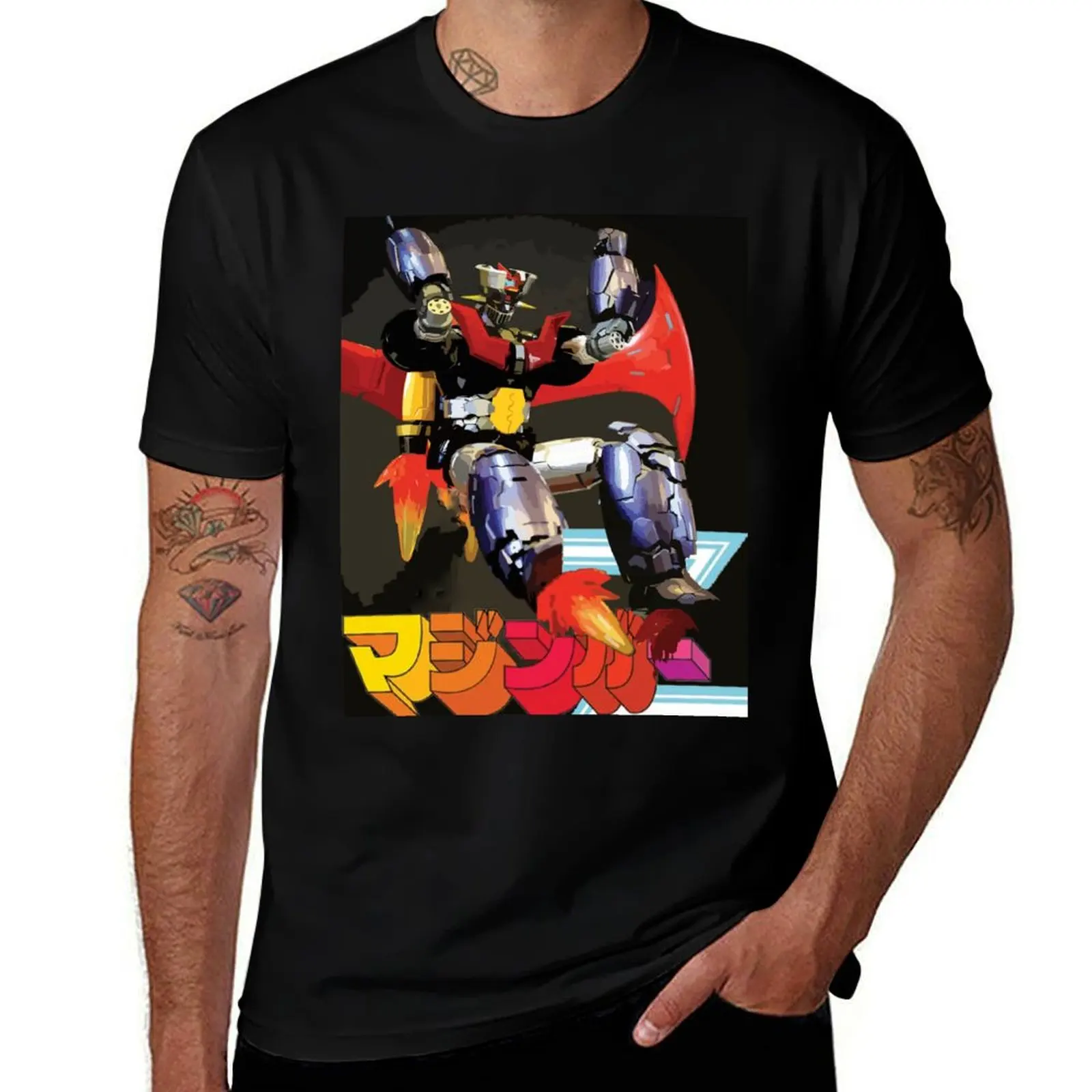 

Anime Original Mecha Giant Robot Transor Z T-Shirt man tshirt cotton t shirt man T-Shirt