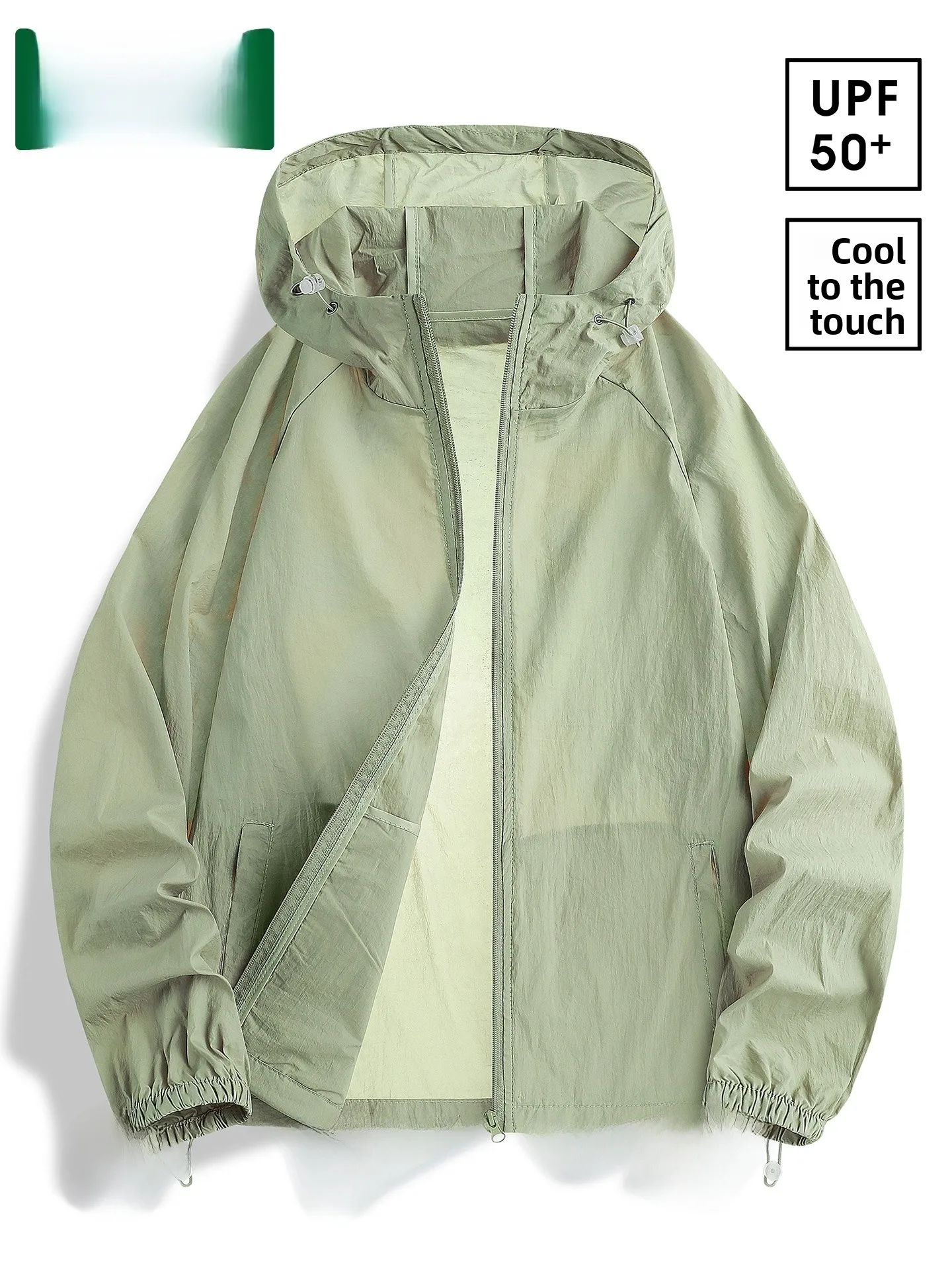 outdoor-women's-lightweight-breathable-quick-dry-uv-protection-jacket-camping-men's-style-nylon-fabric-standard-fit-zipper-cl