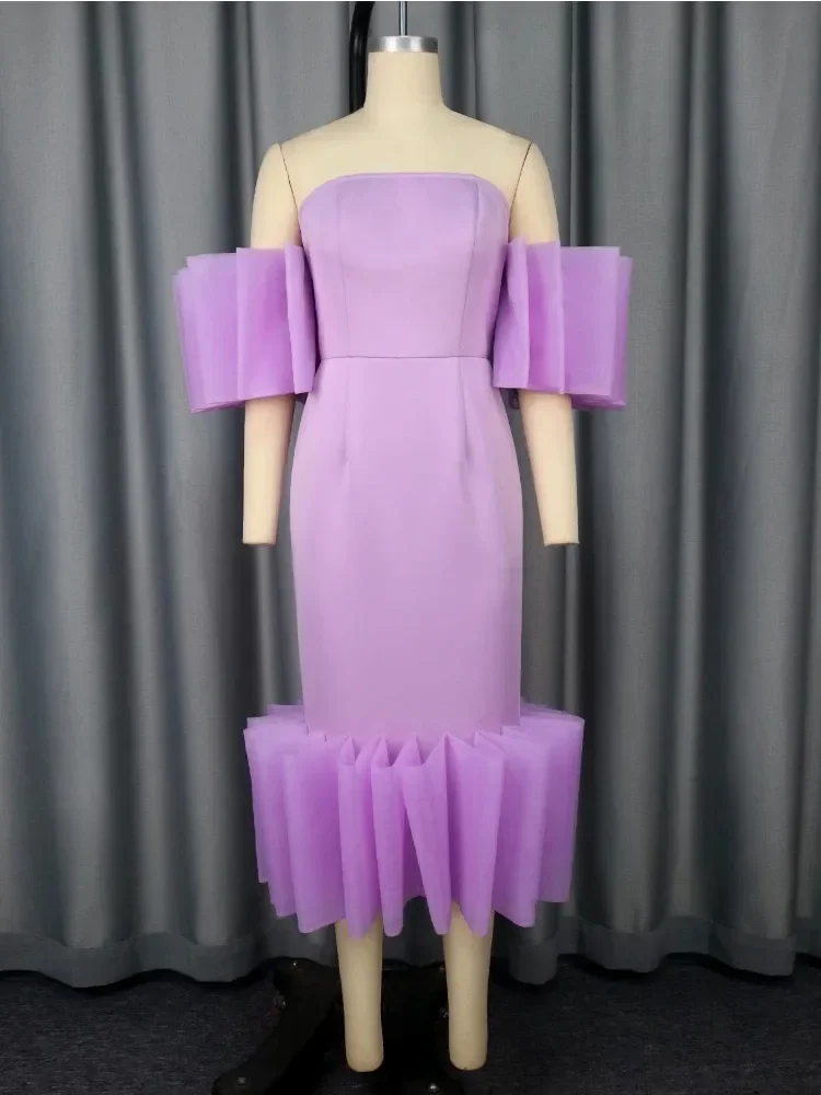 robe-midi-Elegante-africaine-pour-femme-bustier-Epaules-denudees-dos-nu-moulante-sexy-longueur-mi-mollet-pour-mariages-et-Evenements-formels