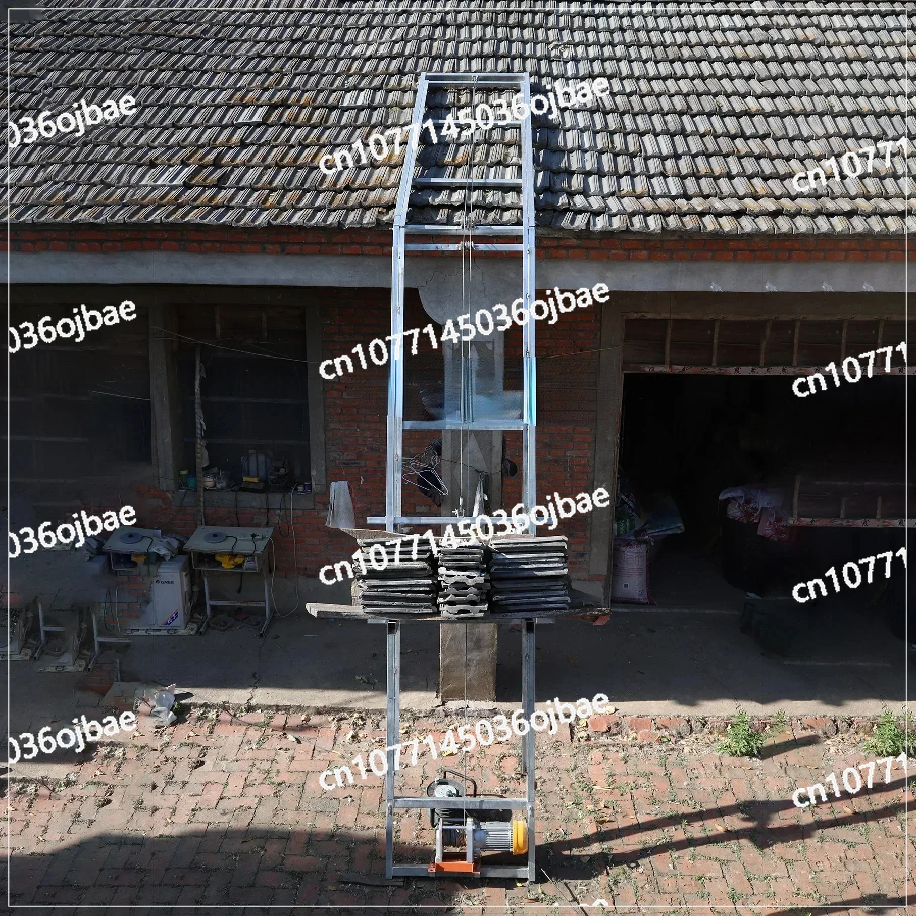 

20Meters for Free Splicing Height of Solar Panels, Sloping Roof Multi-functional Lifting Platform Electric Ladder with Motor