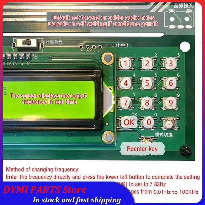 

Глобальная распродажа-1 комплект, 5 В постоянного тока, регулируемый, 0,01-100 кГц, 7,83 Гц, резонанс Шумана, сверхнизкочастотный генератор импульсных волн, синусоидальная печатная плата