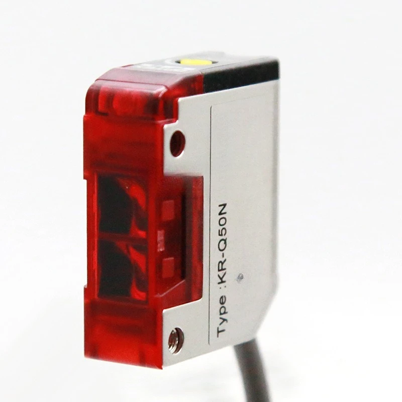 KR-Q50N Photoelectric Sensor Transparent Material Detection Mirror Reflection Photoelectric Switch
