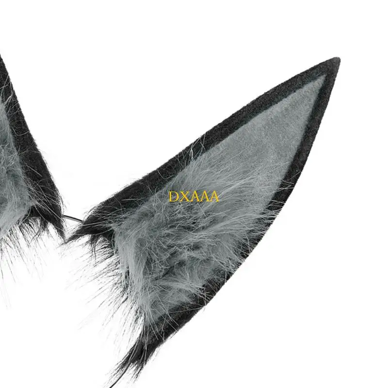 Dxaa contemporain d'animaux oreilles casque coiffure douce ornement cheveux mode pour le jeu rôles du festival