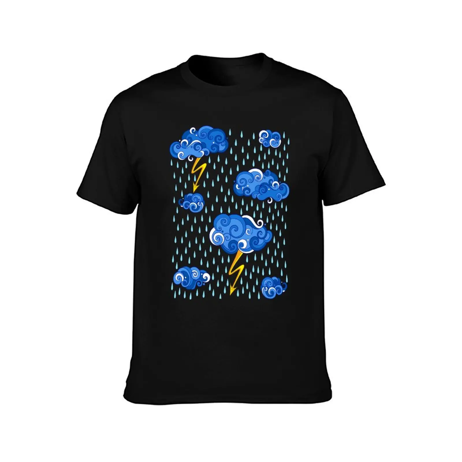 Fairytale Weather Forecast Print T-Shirt oversized graphic t shirts tee shirts for men