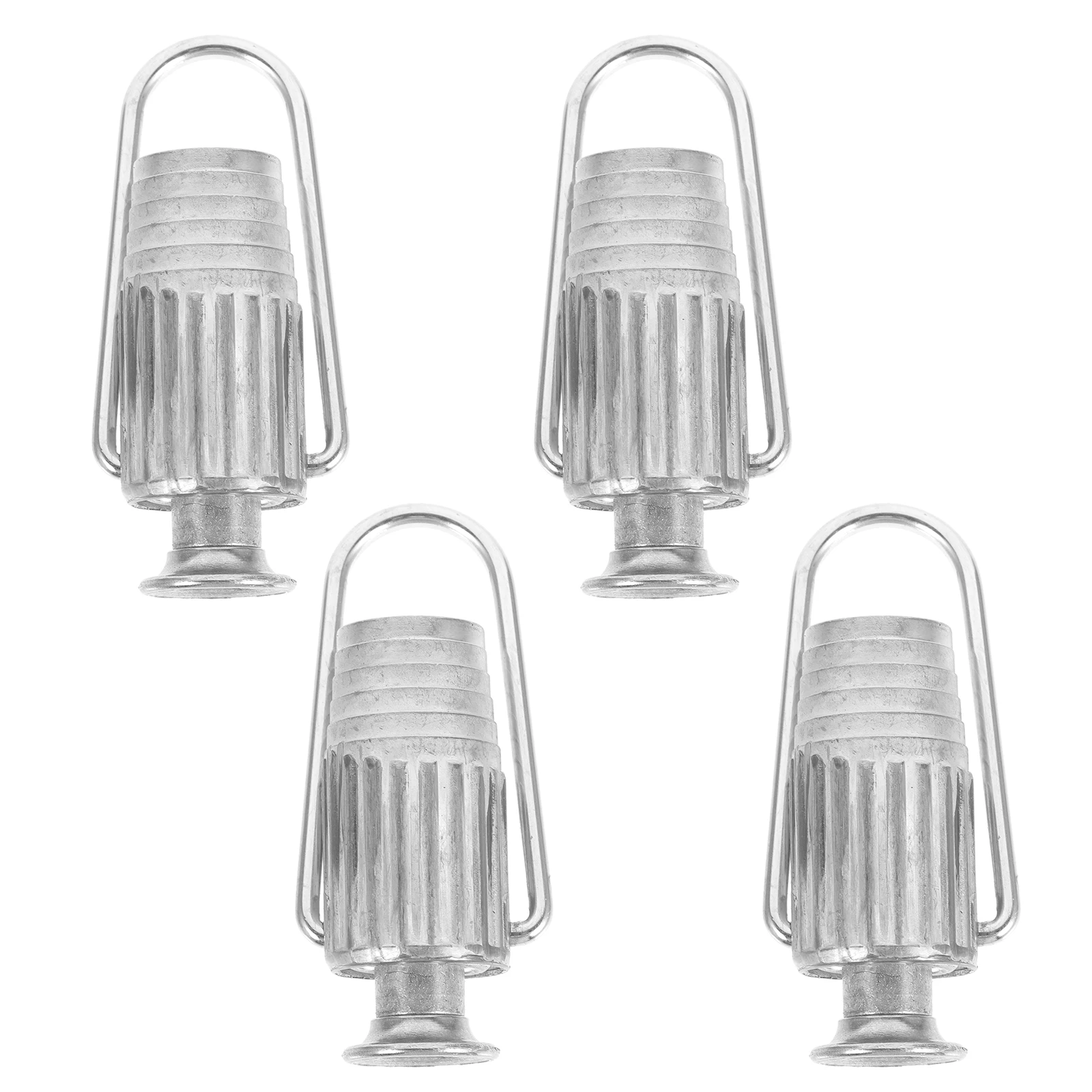 

4pcs Metal Clothesline Tightener Aluminum Lightweight Twist Operated Line Tightener For Household Laundry Tools Clothesline