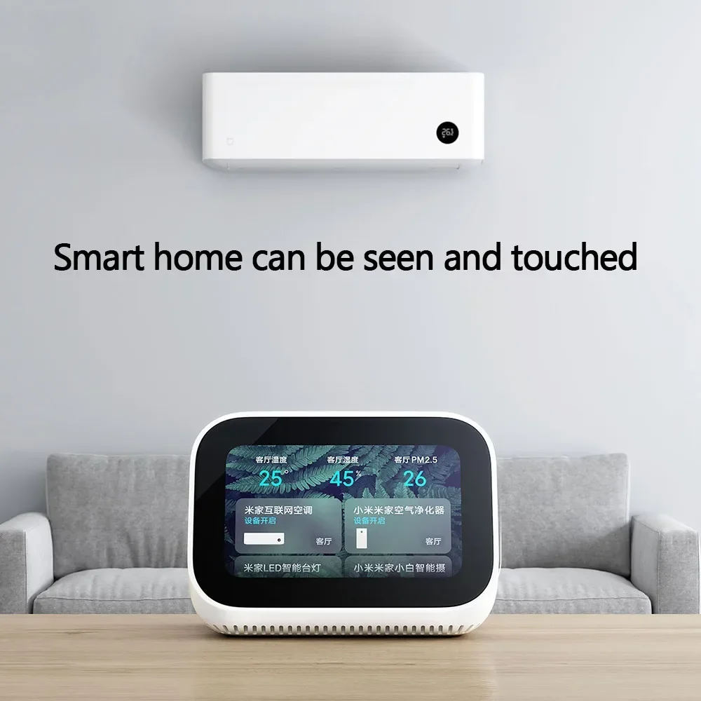 China Version Xiaomi Xiaoai Touch Screen Speaker Xiaoai Classmate Smart Speaker Bluetooth Wireless Audio Mijia APP Link Control