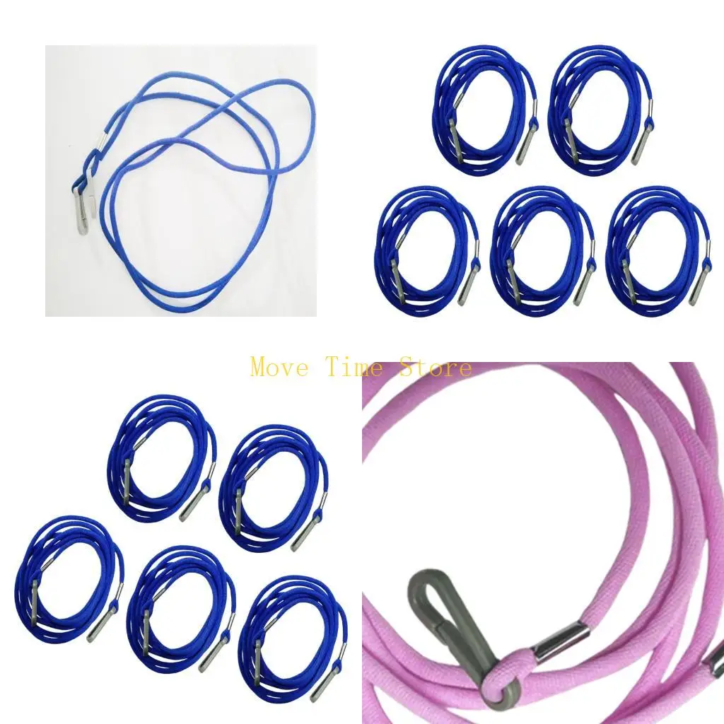 

92ME 5PCS Fashionable Gloves Lanyard Ski Mittens Holder Leash Multiple Color Enhancing Daily Charm Statement