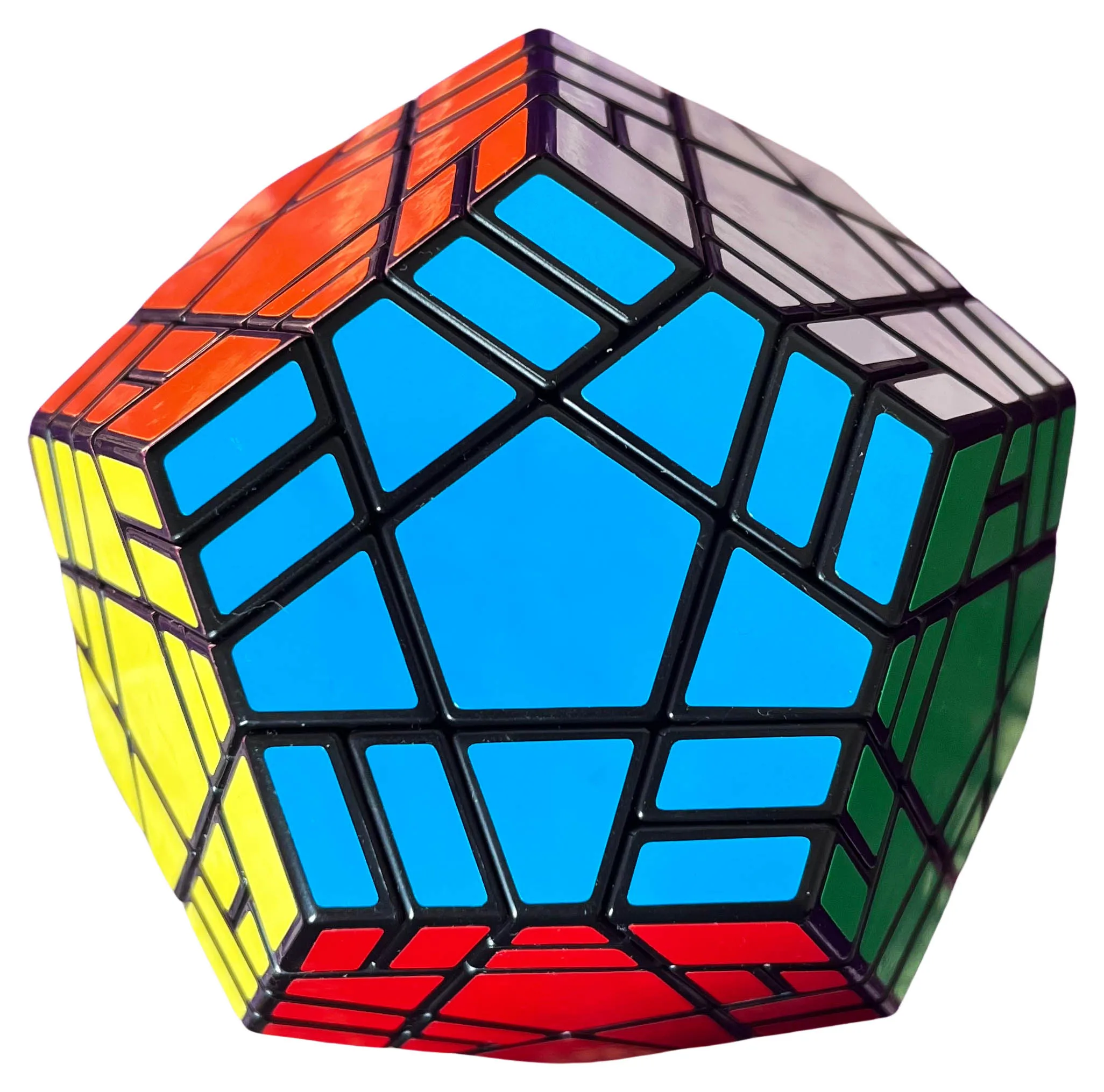 

AJ Split Megaminx Magic Cube Speed Cube Strange Shape Puzzle Stickerless Cube Puzzle Toys