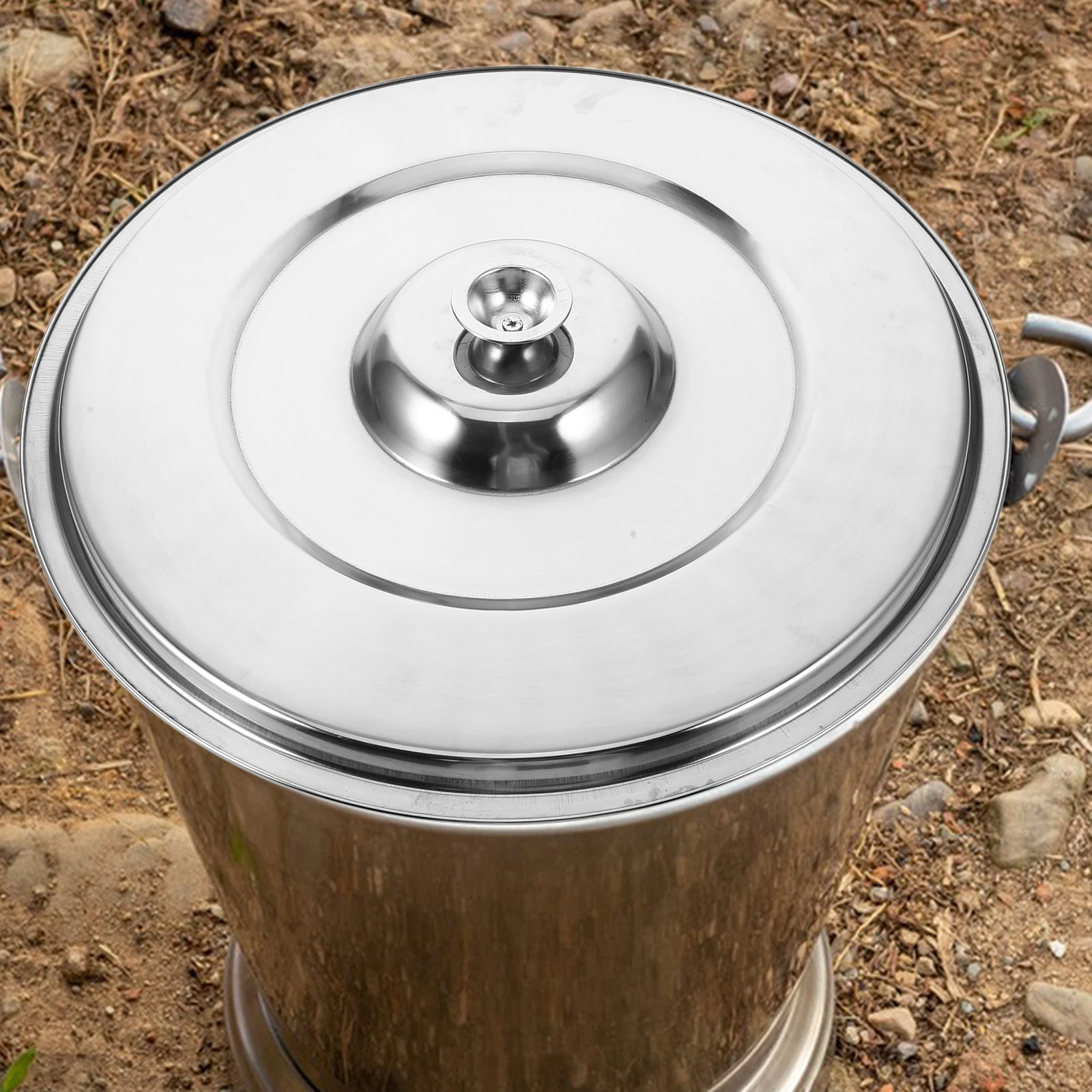 

Stainless Steel Pot Lid Accessories Detachable for Soup Bucket Cookware Heat Proof Pan Kitchen Lids Covers Cooking