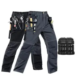 2025 New High Quality Craftsman Men's Work Pants Workwear Multi Pockets Work Trousers Mechanic Workwear S-3XL