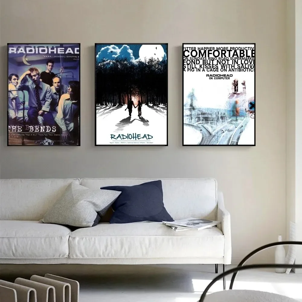 Rock Band Radiohead Music Art  Poster Paper Print Home Living Room Bedroom Entrance Bar Restaurant Cafe Art Painting Decoration