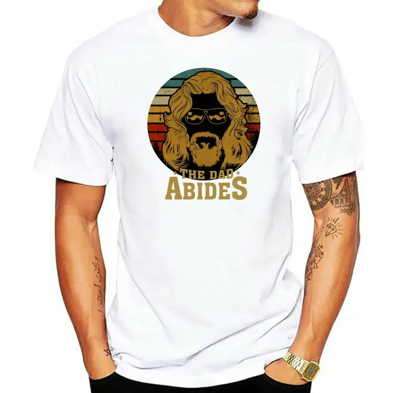 The Big_lebowski_ T Shirt The Dad Abides Shirt for Men Vintage The -dude- Fathers Day 2023 Gift Customized T-Shirt TOP TEE