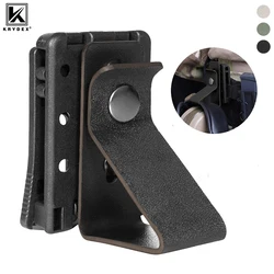 KRYDEX Tactical Sport Headset Holder Earphone Muff Hanger Hearing Protector Mount For Waist Belt Hunting Shooting Accessories