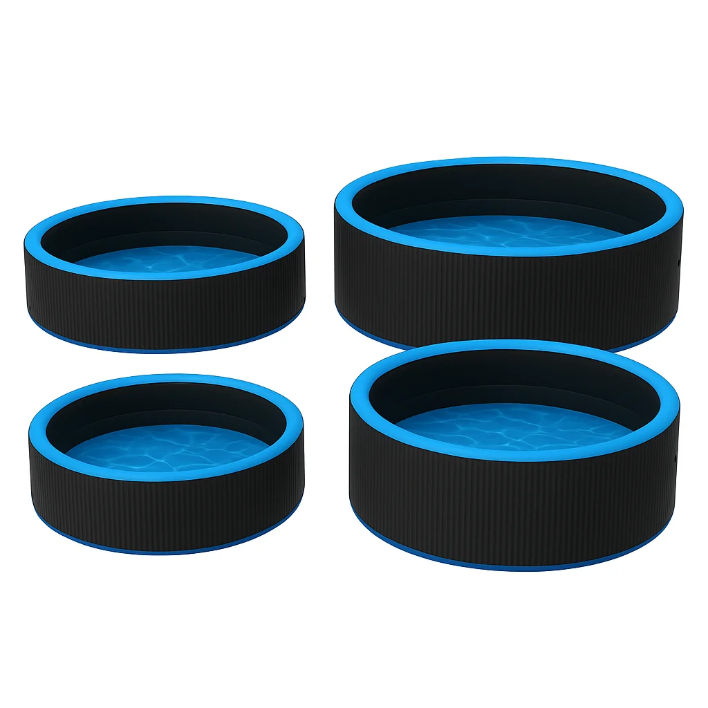 Aufblasbarer Drop Stitch-PVC-Pool, oberirdisches Hinterhofpool für Kinder in Sondergröße