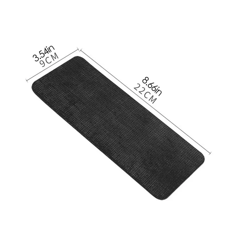 Borracha Sharpening Stone Holder, Suporte Base Anti-Slip, Facas Sharpener Mat, 8.66x3.54 Polegada, 10pcs