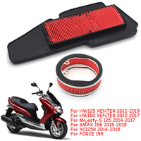 Motorcycle Air Intake Filter Cleaner Element Air Filter For Yamaha SMAX155 FORCE155 Majesty-S 125 XC125R HW125 HW150 XENTER