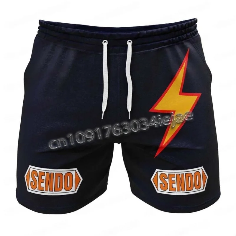25-26 Takeshi Sendo Hajime no Ippo Gym Shorts Casual Layer Quick Drying Beach Pants Surfing Loose Summer Vacation